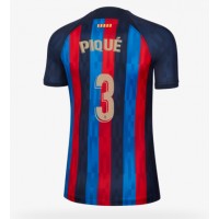 Barcelona Gerard Pique #3 Hjemmebanetrøje Dame 2022-23 Kortærmet